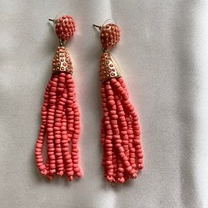 Bauble Bar beaded tassel earrings